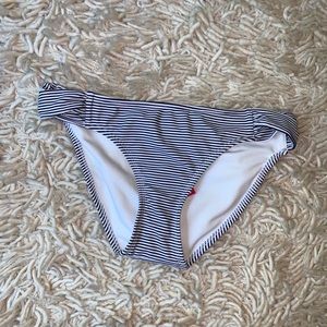 Striped bathing suit bottoms